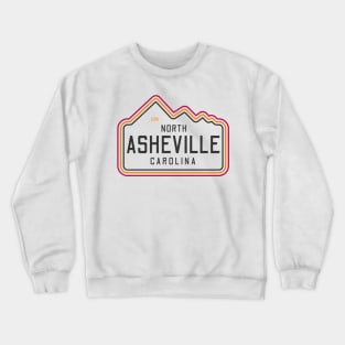 Visiting NC Mountain Cities Ashville, NC Neon Range Crewneck Sweatshirt